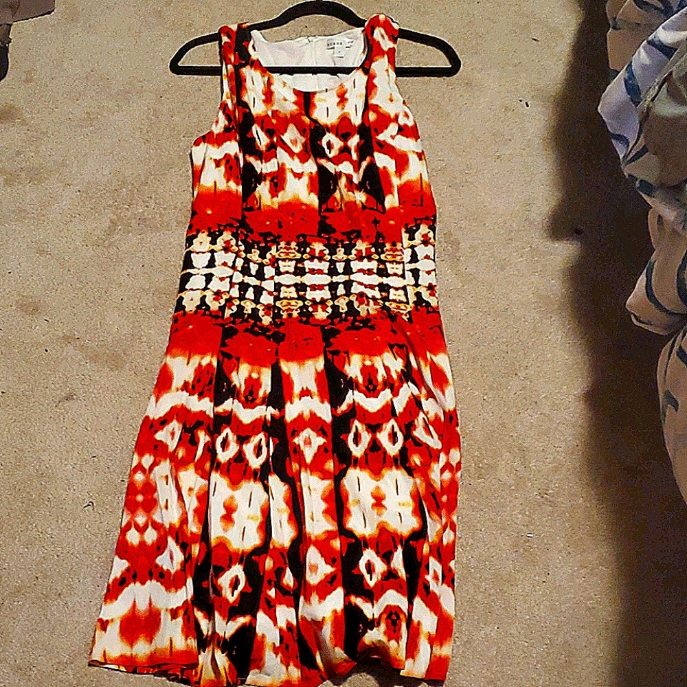 🔴Ladies midi colorful weighted dress